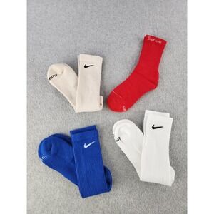 Supreme X Hanes Crew Youth Socks 2 Pairs Nike Dri Fit Mens 1 Womens Beige Family